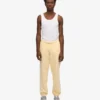 Pantalones de chándal orgánicos - Amarillo suave