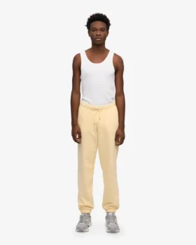 Pantalones de chándal orgánicos – Amarillo suave