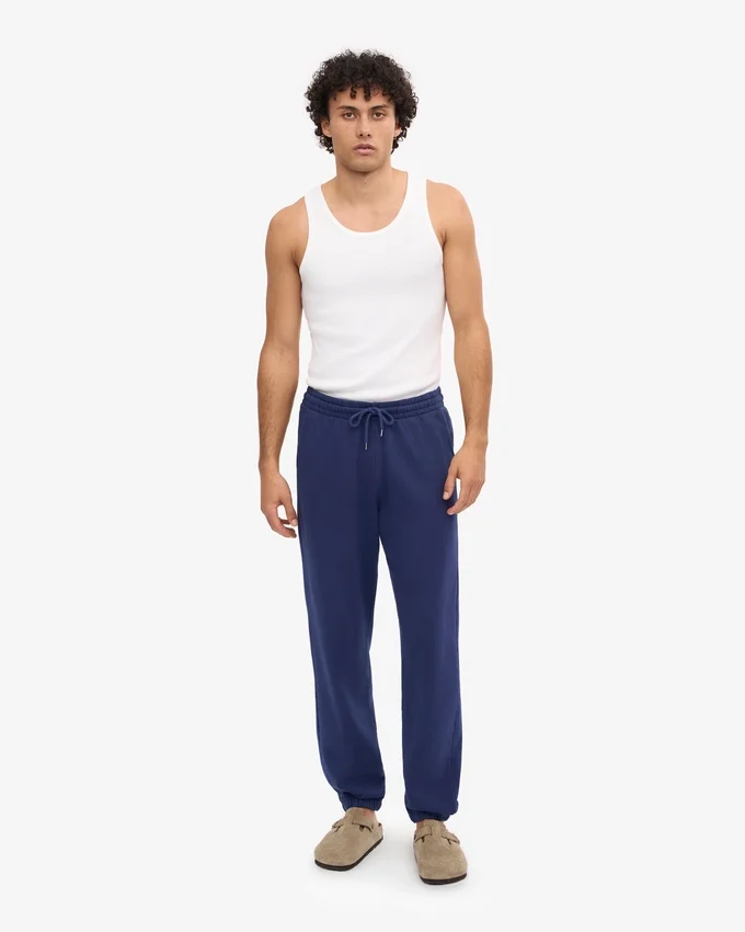 Pantalones de chándal orgánicos - Azul marino