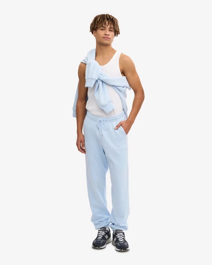 Pantalones de chándal orgánicos - Azul polar