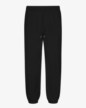 Pantalones de chándal orgánicos de corte holgado - Negro intenso