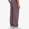 Pantalones de chándal orgánicos de corte holgado - Uva descolorida