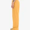 Pantalones de chándal orgánicos de corte recto - Amarillo quemado