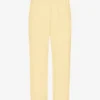 Pantalones de chándal orgánicos de corte recto - Amarillo suave
