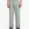 Pantalones de chándal orgánicos de corte recto - Azul acero
