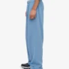 Pantalones de chándal orgánicos de corte recto - Azul mar