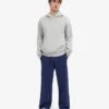 Pantalones de chándal orgánicos de corte recto - Azul petróleo