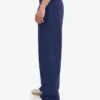 Pantalones de chándal orgánicos de corte recto - Azul petróleo
