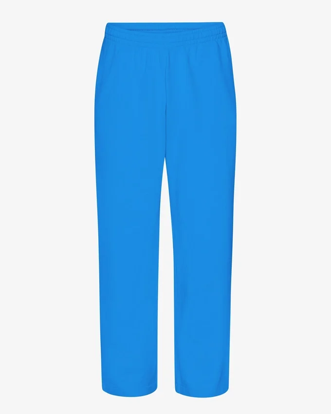 Pantalones de chándal orgánicos de corte recto - Azul Pacífico