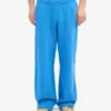 Pantalones de chándal orgánicos de corte recto - Azul Pacífico