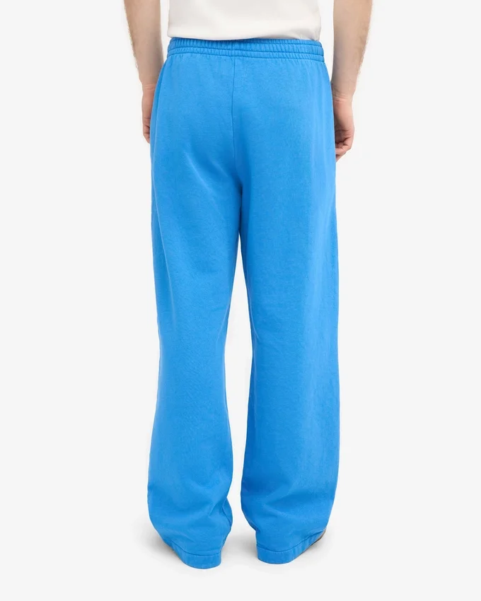 Pantalones de chándal orgánicos de corte recto - Azul Pacífico
