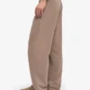Pantalones de chándal orgánicos de corte recto - Caqui desgastado