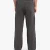 Pantalones de chándal orgánicos de corte recto - Gris lava