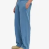 Pantalones de chándal orgánicos de corte recto - Índigo descolorido