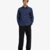 Pantalones de chándal orgánicos de corte recto - Negro intenso