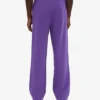 Pantalones de chándal orgánicos de corte recto - Violeta ultra