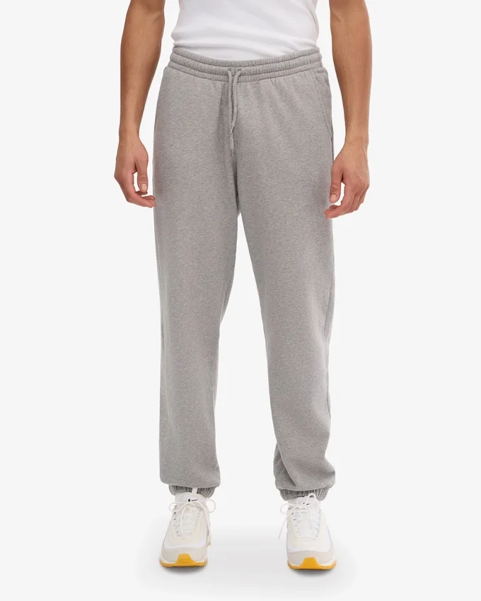 Pantalones de chándal orgánicos - Gris jaspeado