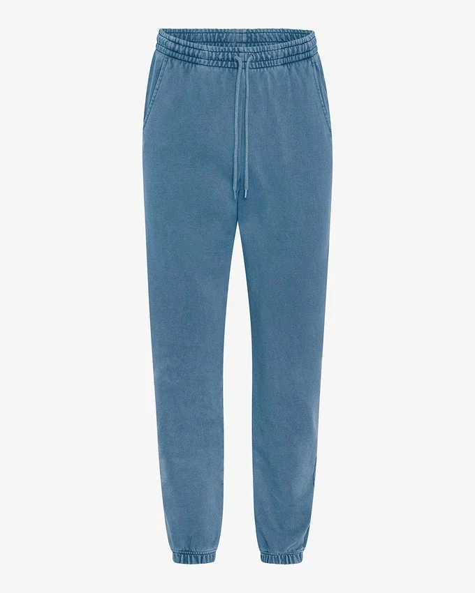 Pantalones de chándal orgánicos - Índigo descolorido