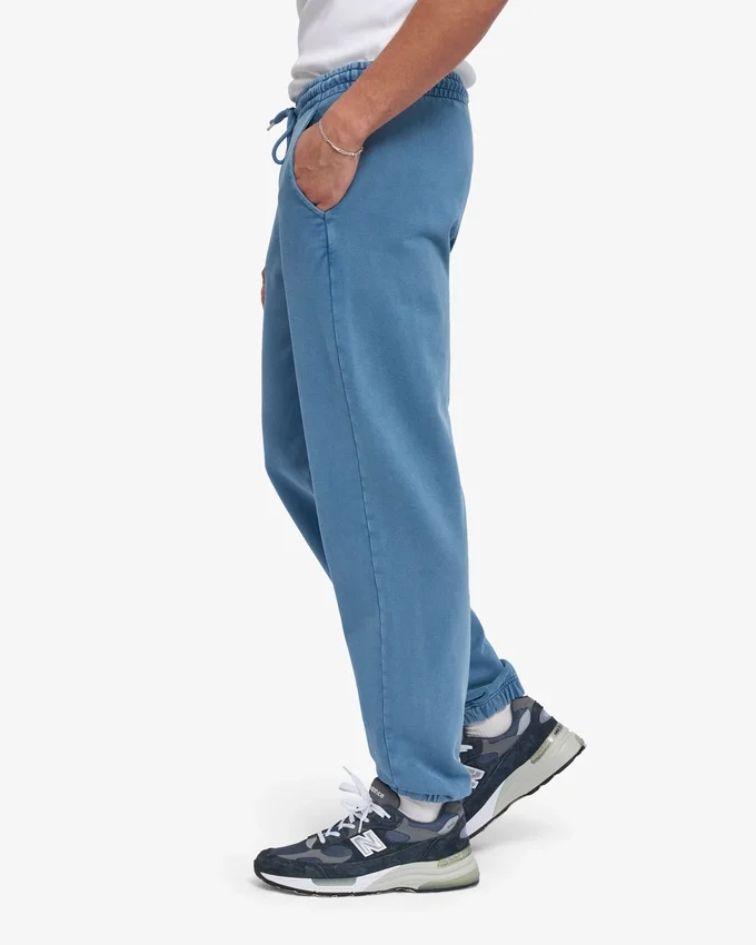 Pantalones de chándal orgánicos - Índigo descolorido