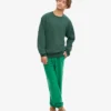 Pantalones de chándal orgánicos - Verde Kelly