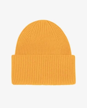 Sombrero de lana merina - Amarillo quemado