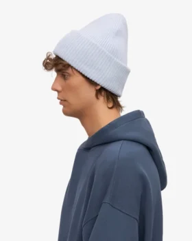 Sombrero de lana merina – Azul polar