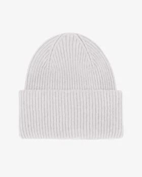 Sombrero de lana merina - Mezcla de colores nieve