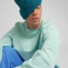 Gorro de lana merina - Gris topo cálido