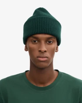 Sombrero de lana merina – Verde esmeralda