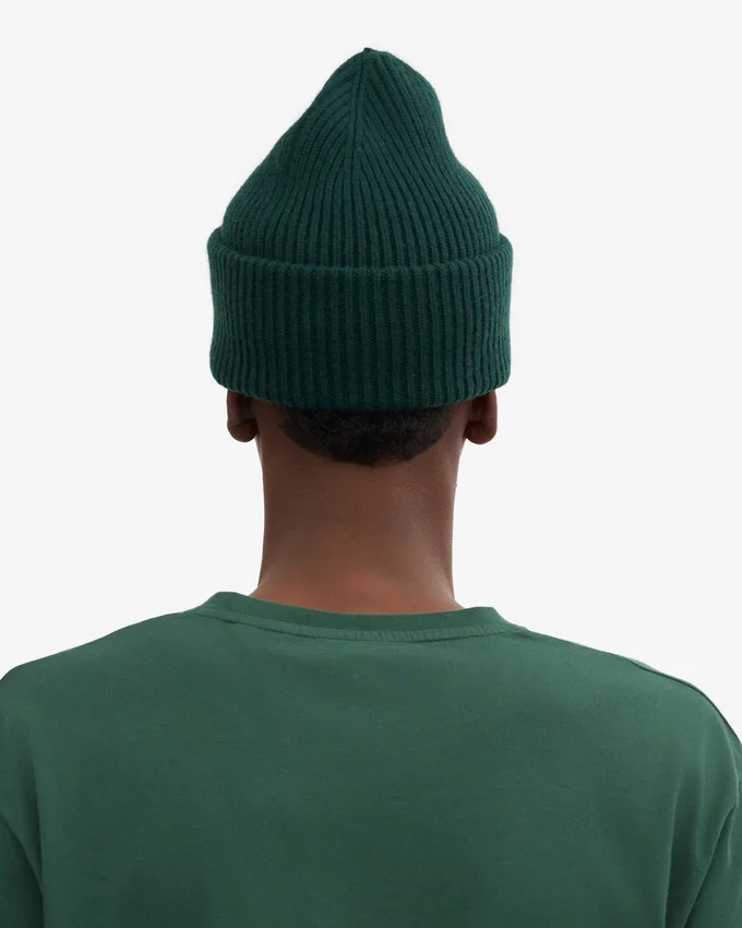 Sombrero de lana merina - Verde esmeralda