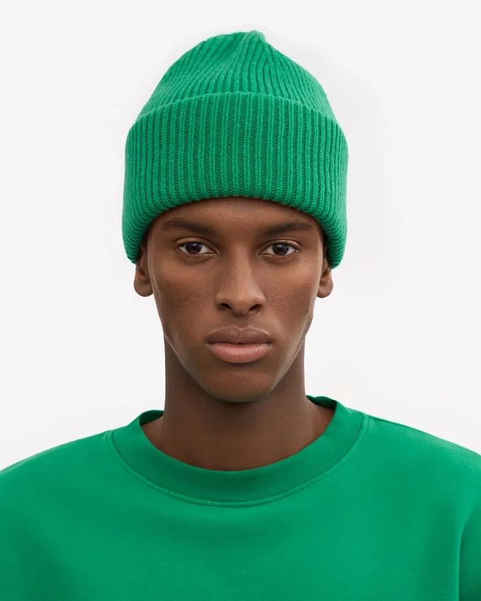 Sombrero de lana merina - Verde Kelly