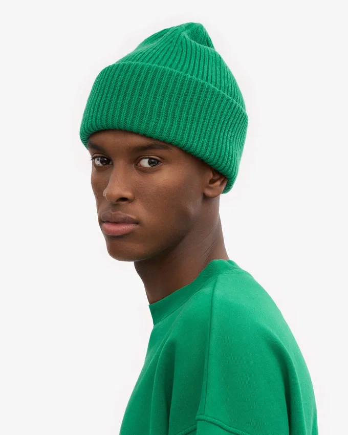 Sombrero de lana merina - Verde Kelly