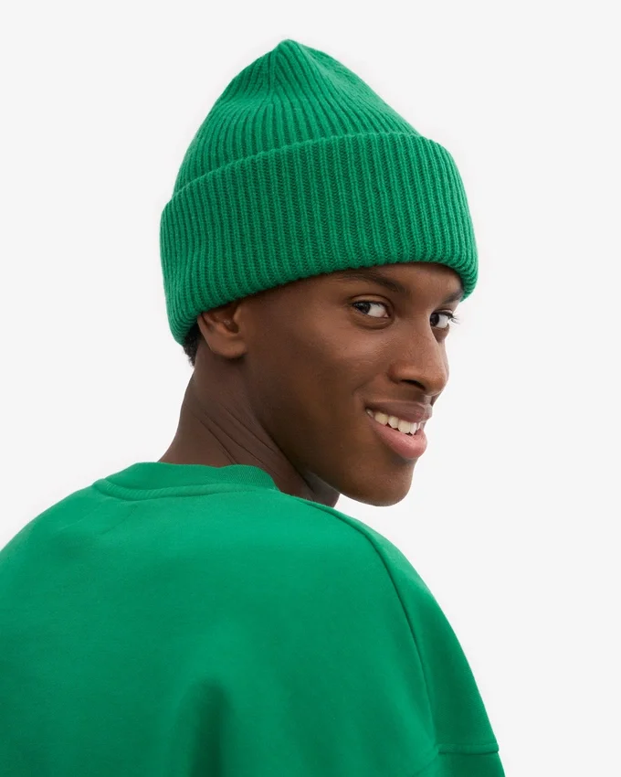 Sombrero de lana merina - Verde Kelly