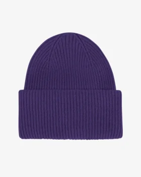 Sombrero de lana merina - Violeta ultravioleta