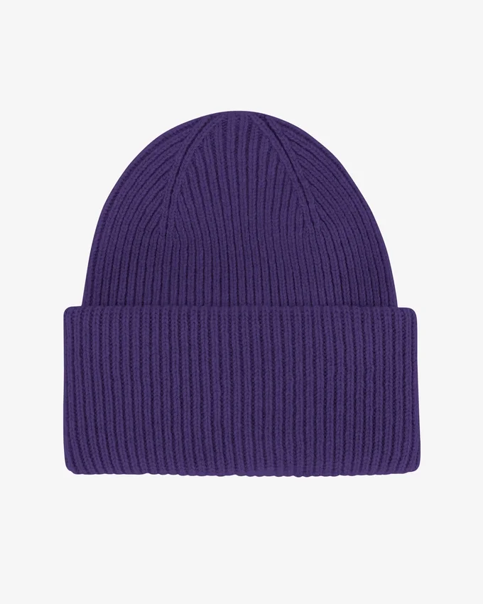 Sombrero de lana merina - Violeta ultravioleta