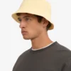 Sombrero de pescador de algodón orgánico - Amarillo suave