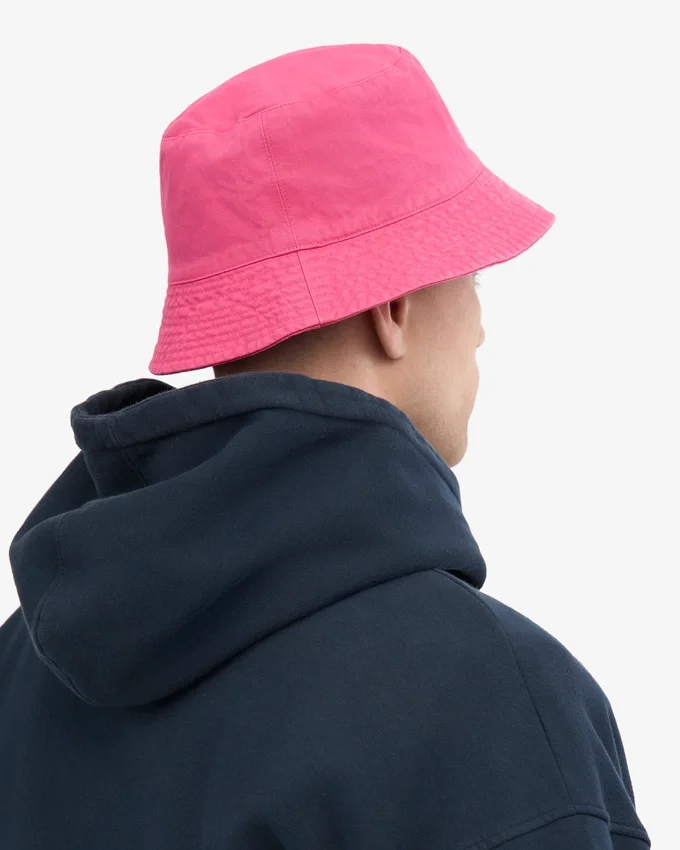 Sombrero de pescador de algodón orgánico - Rosa chicle