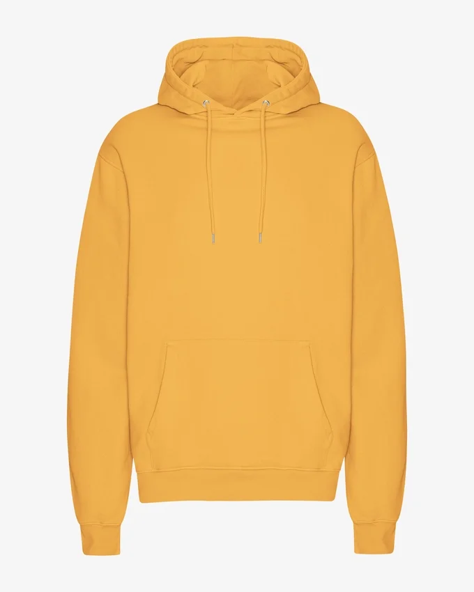 Sudadera con capucha Classic Organic - Amarillo quemado