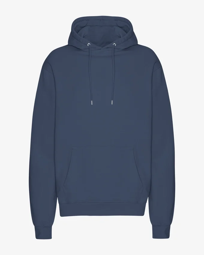 Sudadera con capucha Classic Organic - Azul petróleo