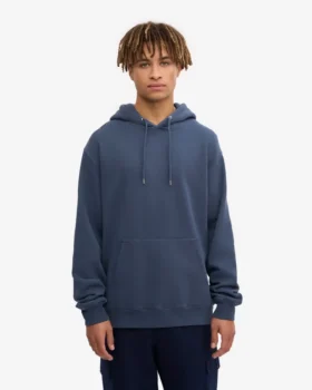 Sudadera con capucha Classic Organic – Azul petróleo