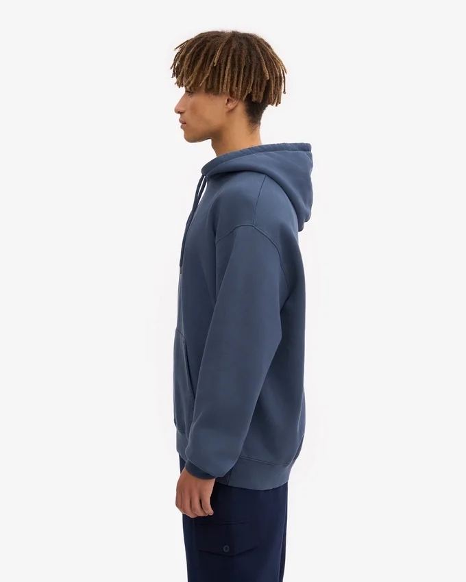 Sudadera con capucha Classic Organic - Azul petróleo