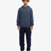 Sudadera con capucha Classic Organic - Azul petróleo