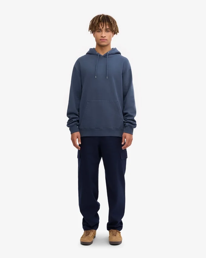 Sudadera con capucha Classic Organic - Azul petróleo