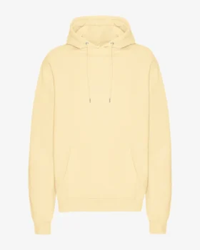 Sudadera con capucha Classic Organic de algodón orgánico - Amarillo suave