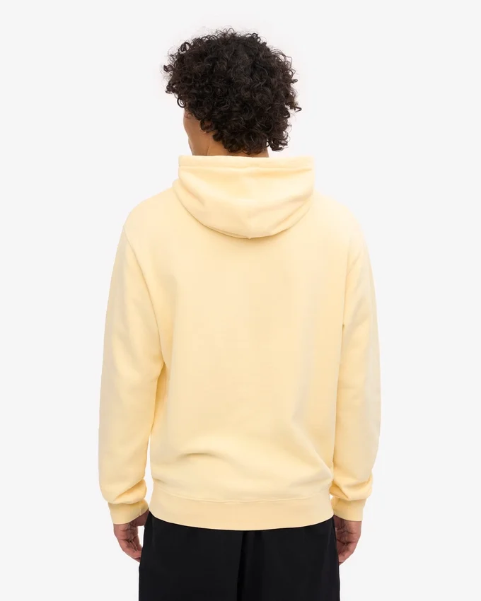 Sudadera con capucha Classic Organic de algodón orgánico - Amarillo suave