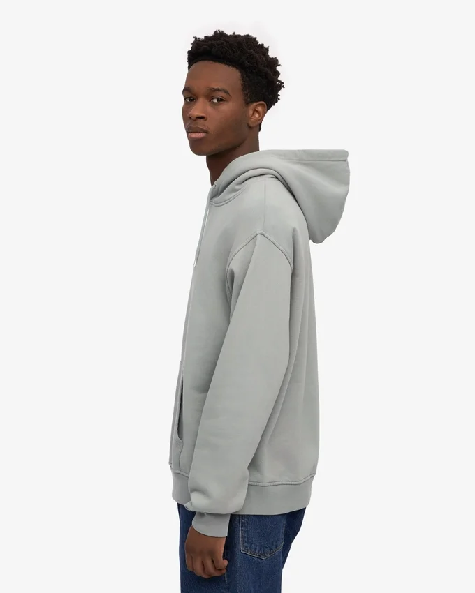 Sudadera con capucha Classic Organic de algodón orgánico - Azul acero