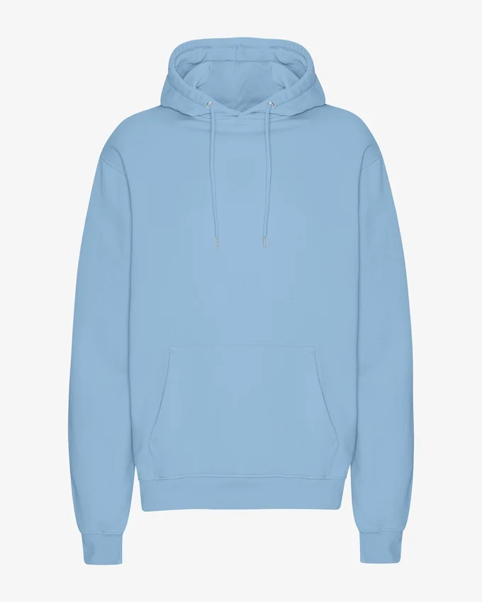 Sudadera con capucha Classic Organic de algodón orgánico — Azul mar