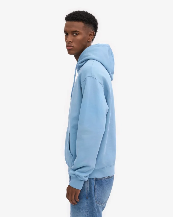 Sudadera con capucha Classic Organic de algodón orgánico — Azul mar