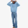 Sudadera con capucha Classic Organic de algodón orgánico — Azul mar