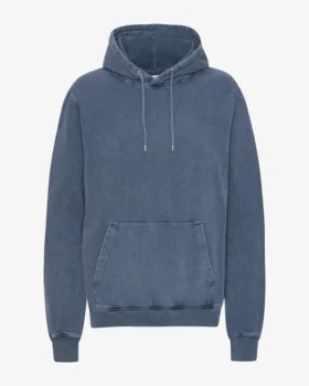 Sudadera con capucha Classic Organic de algodón orgánico - Azul Neptuno